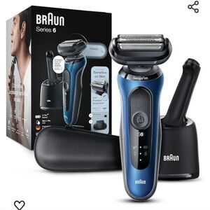 Braun Electric Razor for Men, Series 6 6072cc SensoFlex Electric Foil Shaver
